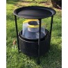 Maxi piège à guêpes, frelons et mouches sur support table métallique. Produit  d'occasion reconditionné.